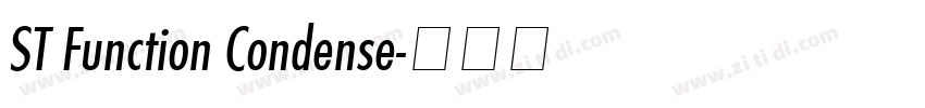 ST Function Condense字体转换